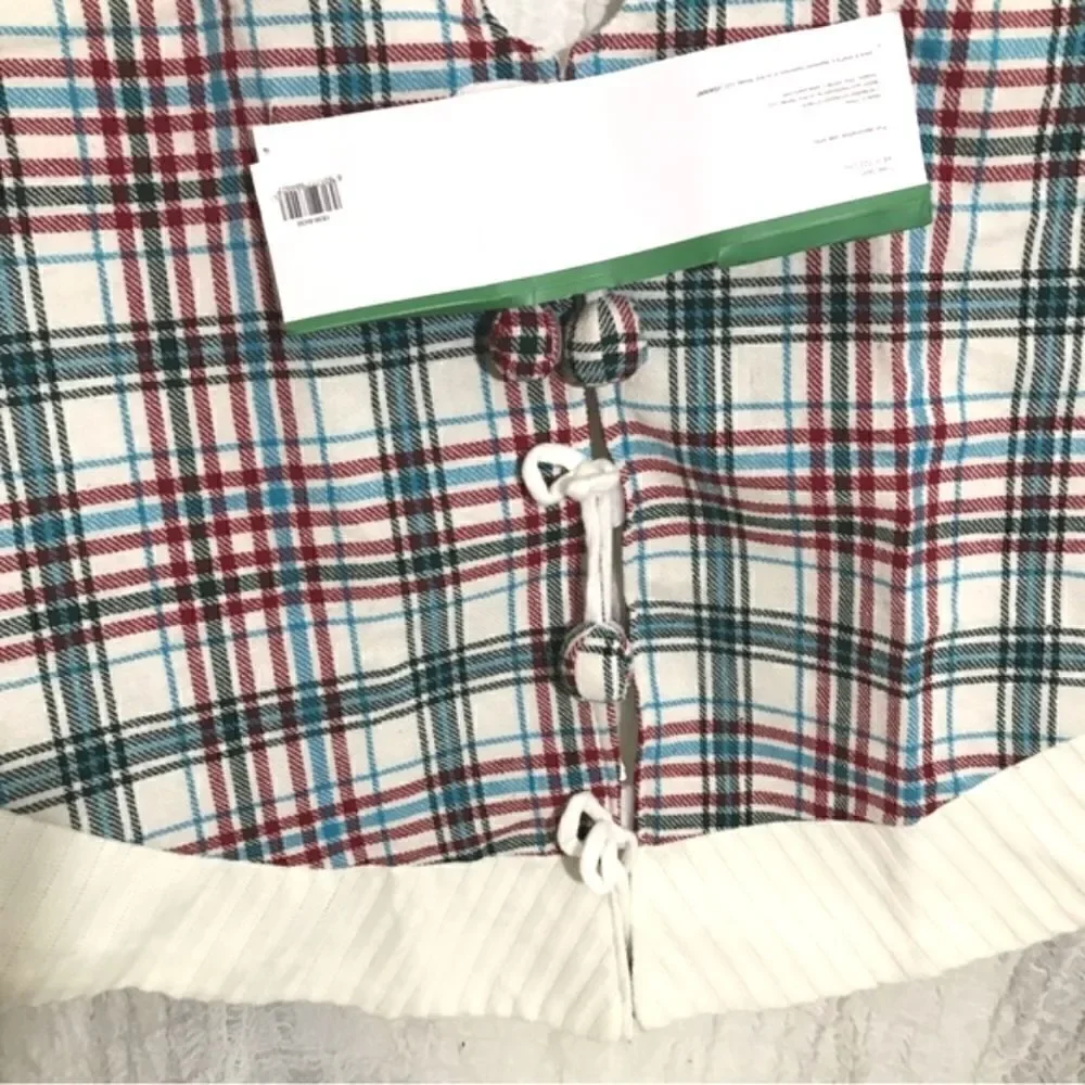 Place & Time by Joann Plaid Christmas Tree Skirt